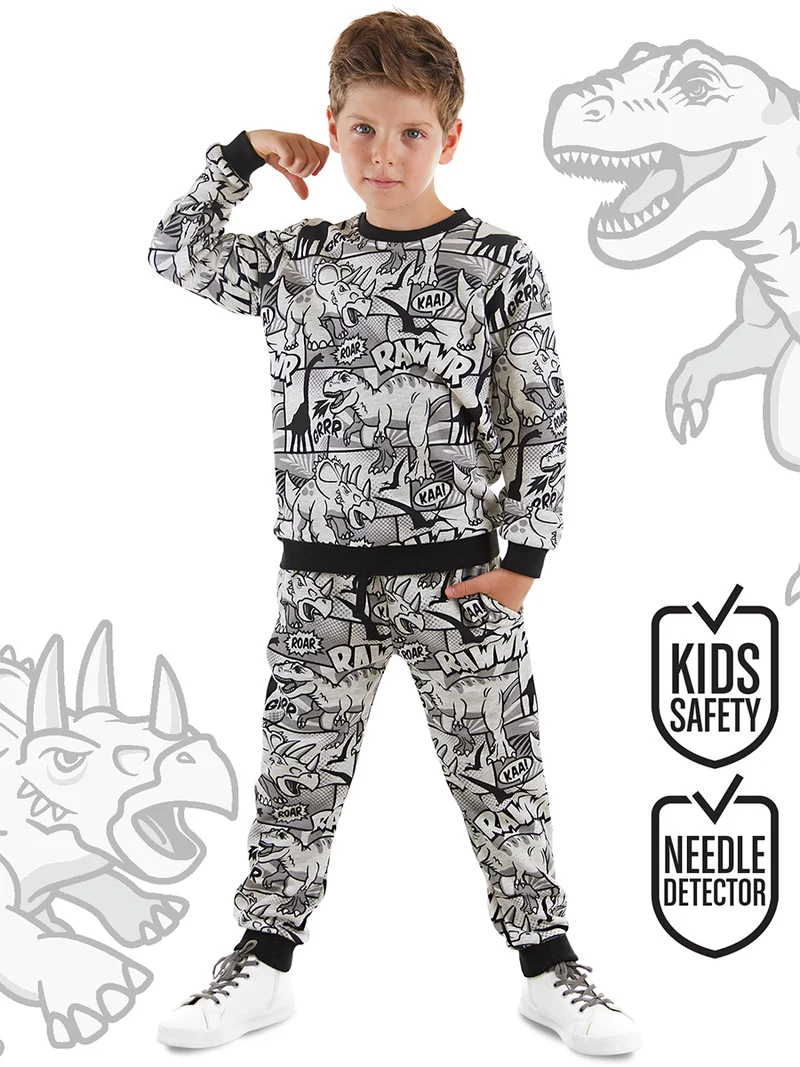 MSHB&G Comic Dino Boy Grey Tracksuit